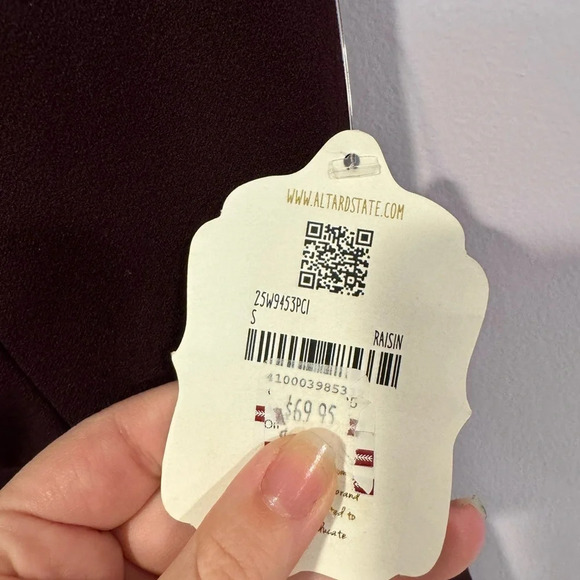 NWT maroon altard state halter dress - Picture 2 of 3